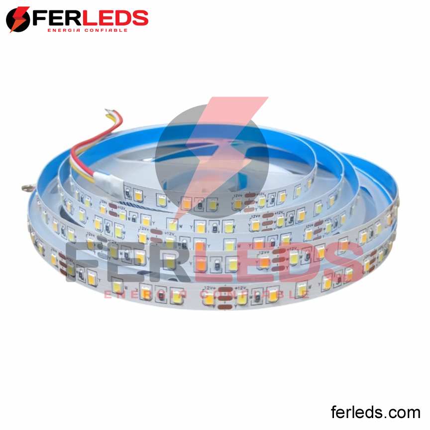CINTA LED 3 TIEMPOS (TRICOLOR) - 3000K/4000K/7000K - 12V - 2835(120)L/M