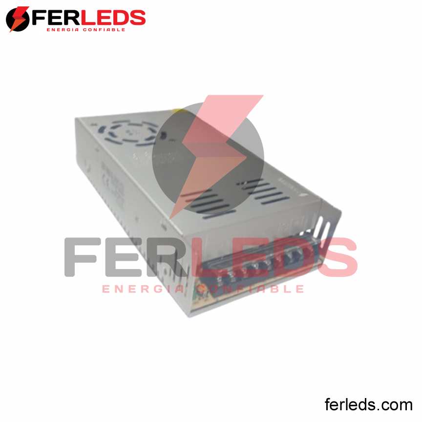 FERLEDS - TRANSFORMADOR METALICO CON CULER 30A - 12V - 360W