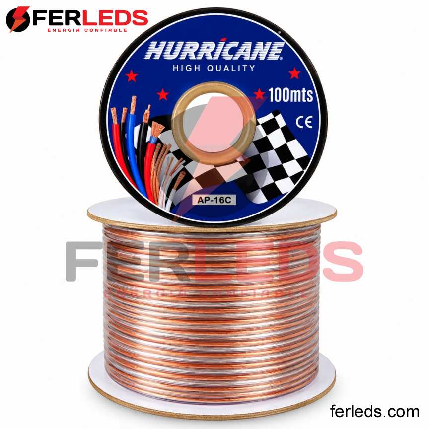 Cable Mellizo Transparente 2x22 AWG