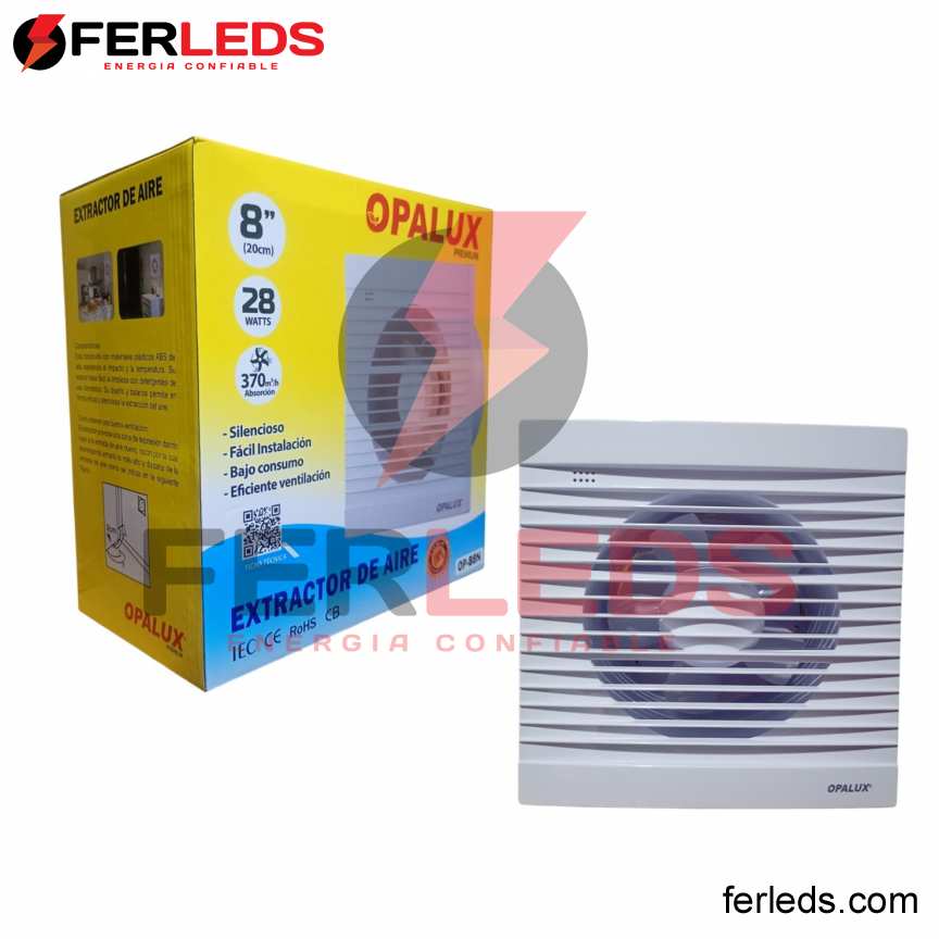 OPALUX EXTRACTOR DE AIRE 8P - 20CM