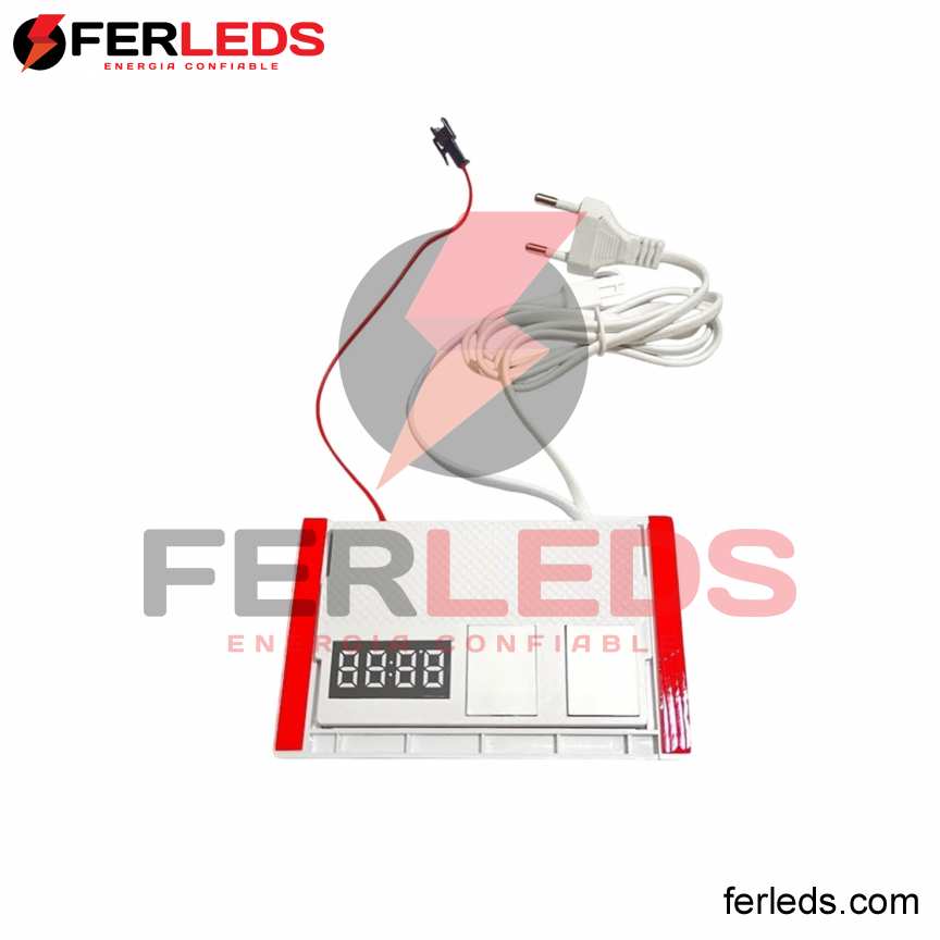 INTERRUPTOR TACTIL  DE ESPEJO  220V - 5 A - 1T - HORA - FECHA-CLIMA