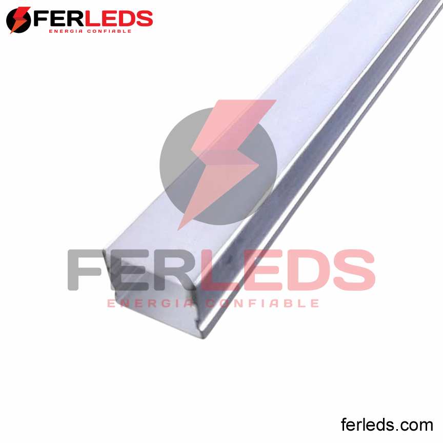 PERFIL DE ALUMINIO GRIS  PARA WALL PANEL -  3 METROS - 20X14MM